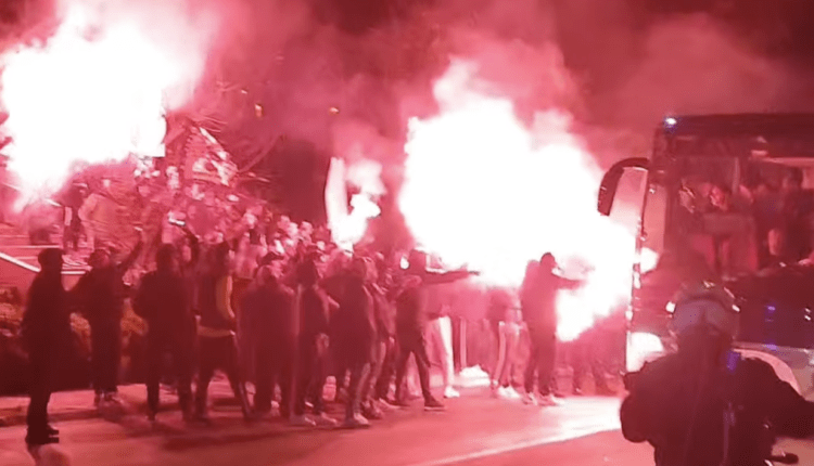 Τρέλα για την ΑΕΚ: Θερμή υποδοχή των φιλάθλων της στις Σέρρες (VIDEO)